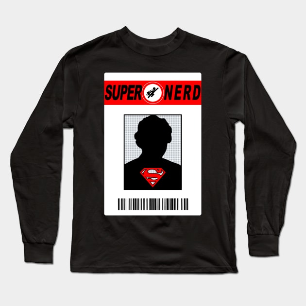 Supernerd Long Sleeve T-Shirt by JohnLucke